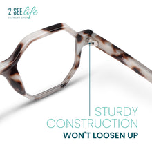 Premium TR-90 Ocatagon Hexagon Reading Glasses | R-696