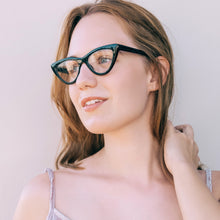 Crystals Sparkels Cat Eye Reading Glasses for Women | R-702