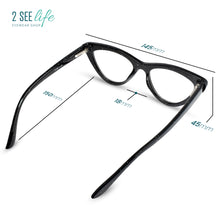 Crystals Sparkels Cat Eye Reading Glasses for Women | R-702