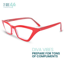 Funky Cat Eye Reading Glasses for Women | R-703