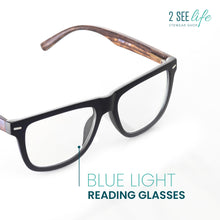 Unbreakable Reading Glasses for Men Blue Light Blocking | R-728P