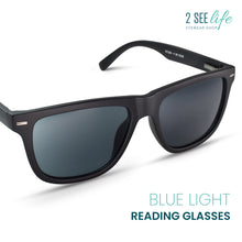 TR-90 Durable Men's Reading Glasses Blue Light Blocking | R-728P