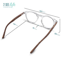 Premium TR-90 Large Round Anti Blue-Light Reading Glasses Men & Women | R-729P