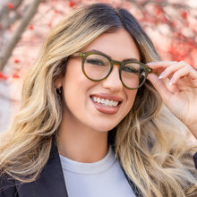 Large Round Anti Blue-Light Reading Glasses Men & Women | R-729P
