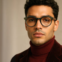Large Round Anti Blue-Light Reading Glasses Men & Women | R-729P