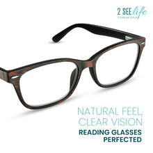 Premium TR-90 Wooden Texture Stylish Men's Reading Glasses | R-784