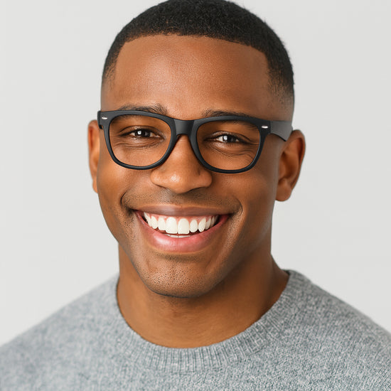 Large Retro Blue Light Reading Glasses for Men | R-845