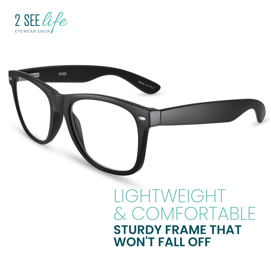 goggles frame for men Extra Large Retro Men's Reading Glasses– 2SeeLife