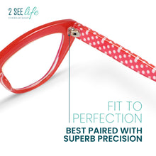 Polka Dots Cat Eye Reading Glasses | R-866