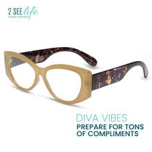 Vogue Oversized Cat Eye Reading Glasses R-867