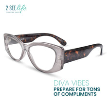Vogue Oversized Cat Eye Reading Glasses R-867