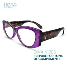 Vogue Oversized Cat Eye Reading Glasses R-867