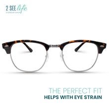 Gold Wire Rim Blue Light Reading Glasses R-827