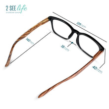 Wood Look Retro Reading Glasses for Men | R-907