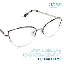 Metal Cat Eye Reading Glasses for Women | R-914