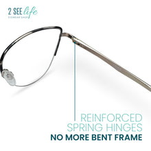 Metal Cat Eye Reading Glasses for Women | R-914