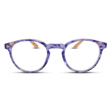 Purple Round Reading Glasses for Women