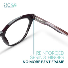 Vivid Cat-Cye Reading Glasses for Women R-934