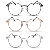 3-Pack Round Wire-Rim Reading Glasses | M-638