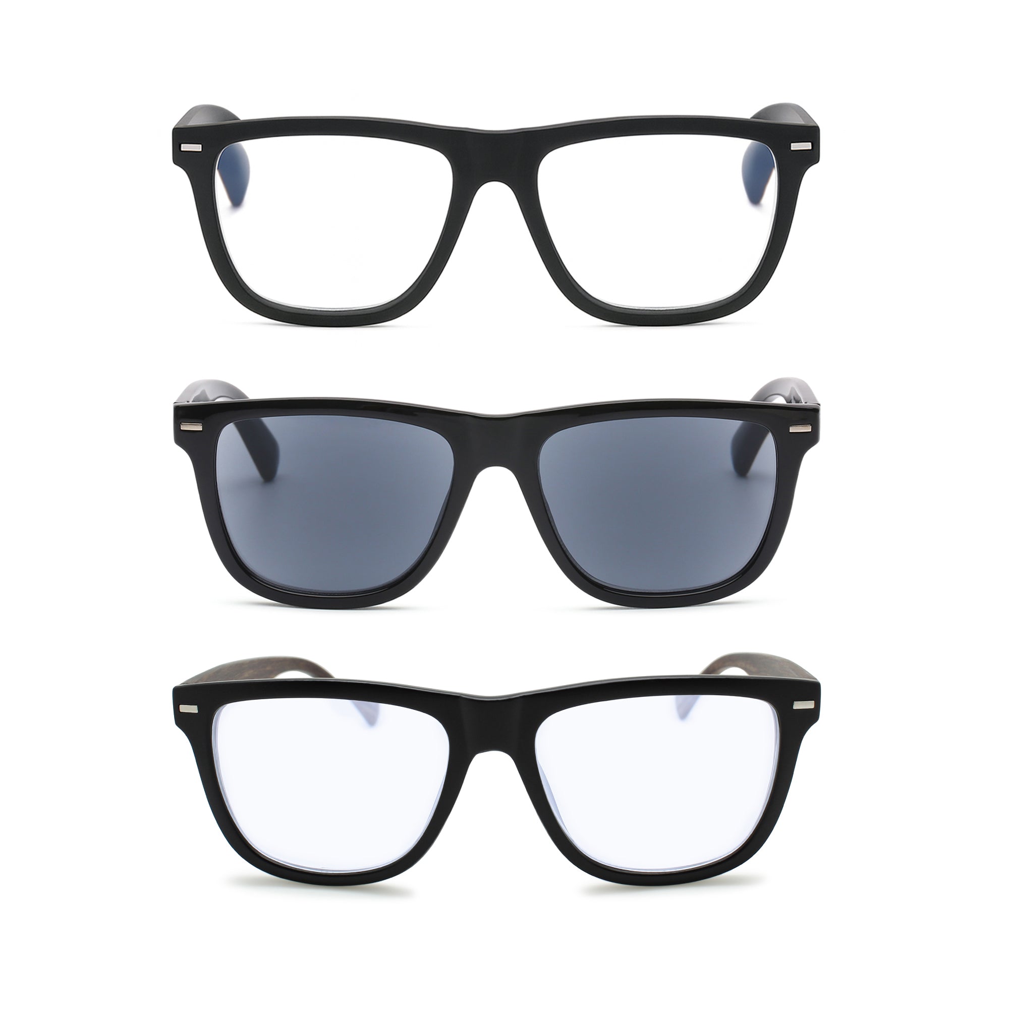 3-Pack Premium TR-90 Blue Light Blocking Reading Glasses for Men | M-728P