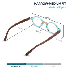 Small Round Reading Glasses for Narrow Faces | R-415
