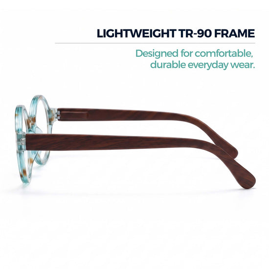 Small Round Reading Glasses for Narrow Faces | R-415