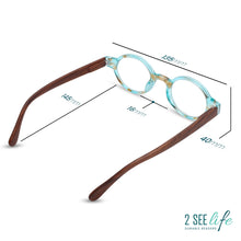 Small Round Reading Glasses for Narrow Faces | R-415