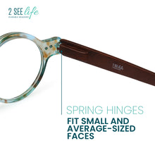 Premium TR-90 Retro Small Round Reading Glasses for Mens & Womens | R-415