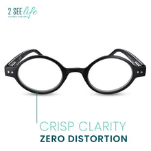 Premium TR-90 Retro Small Round Reading Glasses for Mens & Womens | R-415