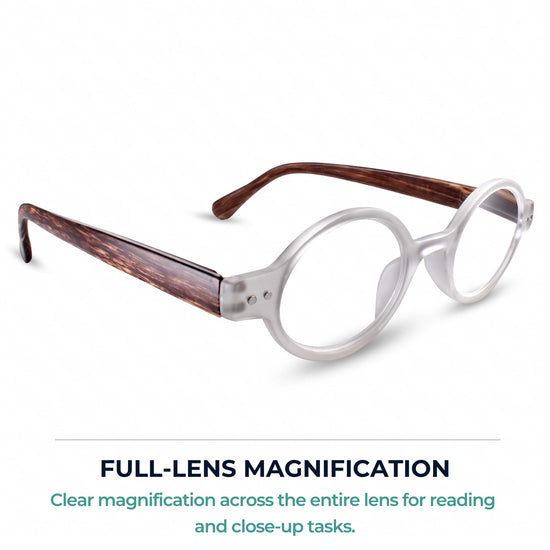Small Round Reading Glasses for Narrow Faces | R-415