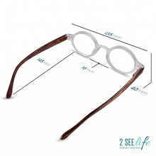 Small Round Reading Glasses for Narrow Faces | R-415