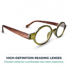 Premium TR-90 Retro Small Round Reading Glasses for Men & Women | R-415