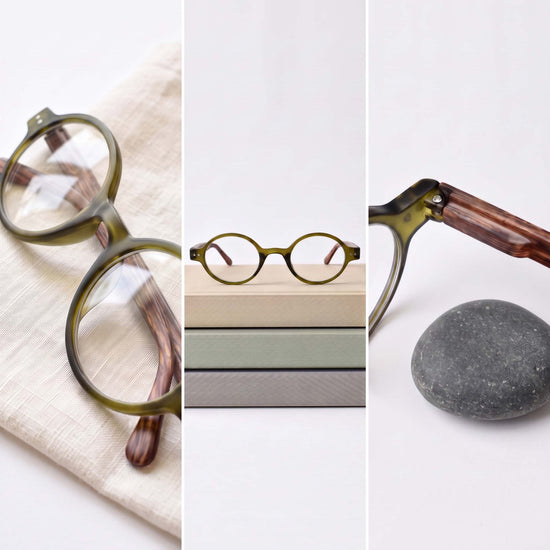 Small Round Reading Glasses for Narrow Faces | R-415