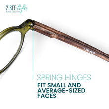 Premium TR-90 Retro Small Round Reading Glasses for Mens & Womens | R-415