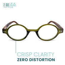 Premium TR-90 Retro Small Round Reading Glasses for Mens & Womens | R-415