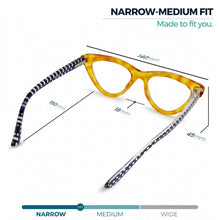2SeeLife R-620 cat eye reading glasses for women, Honey