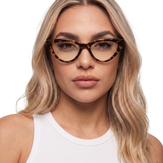 2SeeLife R-620 cat eye reading glasses for women, Tortoise