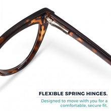 2SeeLife R-620 cat eye reading glasses for women, Tortoise