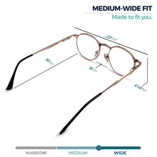 Round Wire-Rim Reading Glasses | R-638