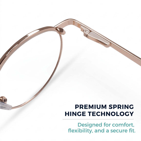 Round Wire-Rim Reading Glasses | R-638