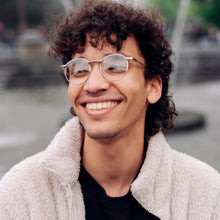 Wire Rim Reading Glasses Round Metal Frame | R-638