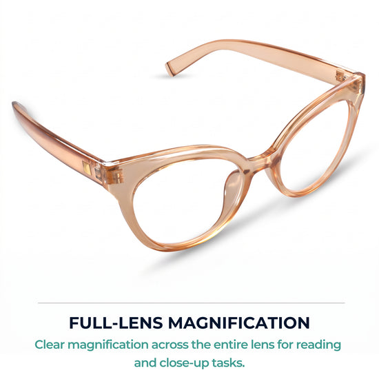 Horn-Rim Cat Eye Reading Glasses for Women | R-694