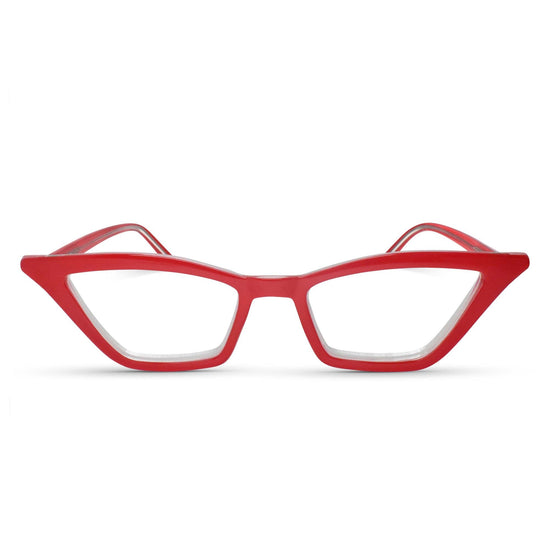 Red cat eye reading glasses for women – product photo 1 | R-703
