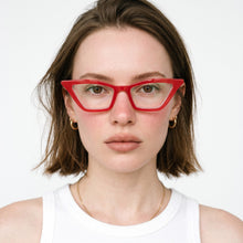 Red cat eye reading glasses for women – product photo 2 | R-703