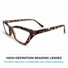 Tortoise cat eye reading glasses for women – product photo 5 | R-703