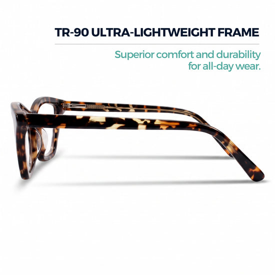 Tortoise cat eye reading glasses for women – product photo 6 | R-703