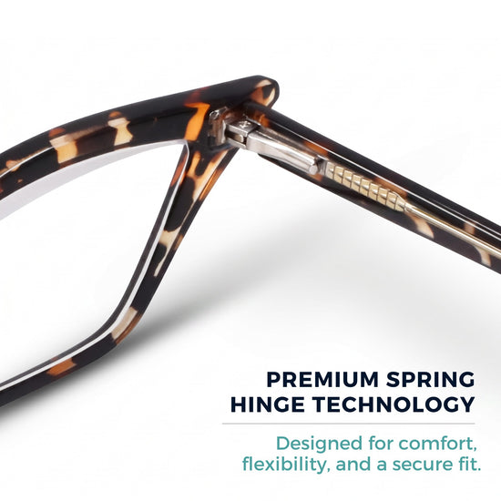Tortoise cat eye reading glasses for women – product photo 7 | R-703