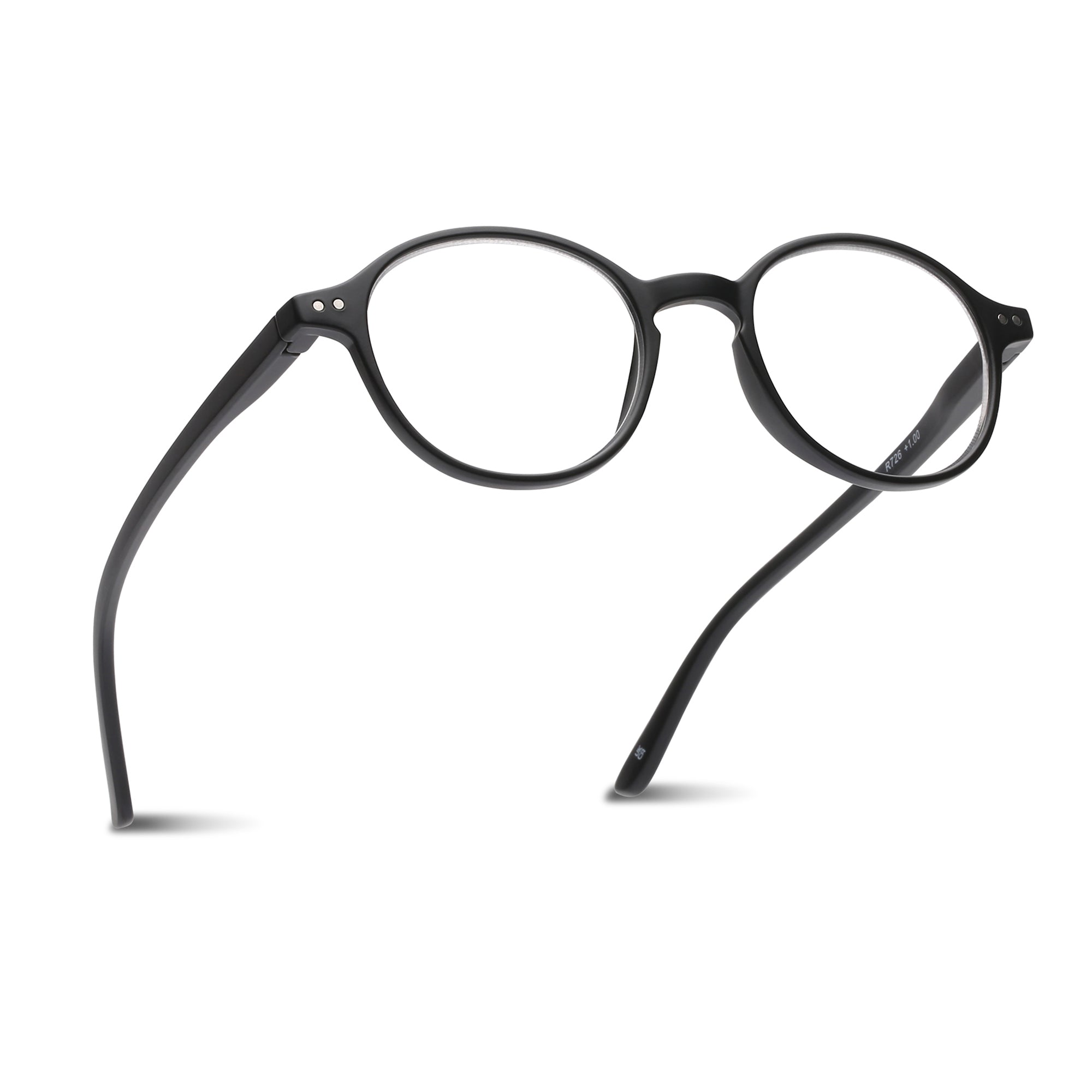 Classic Black Women\'s Full-Rim Reading Glasses Gold Wire Rim Retro Browline Blue Light Reading Glasses  main image 3