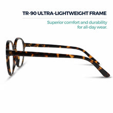 Tortoise round readers – lens close-up | R-726