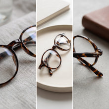 Tortoise round reading glasses for men and women – product photo 8 | R-726